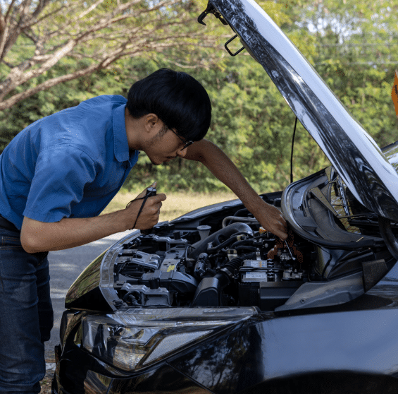 Checking car battery